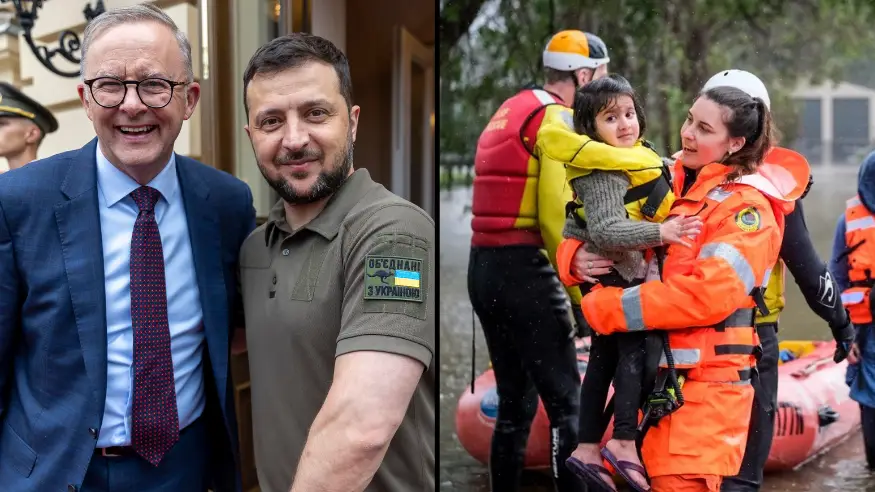 Anthony Albanese/Twitter. SES Penrith/Twitter.