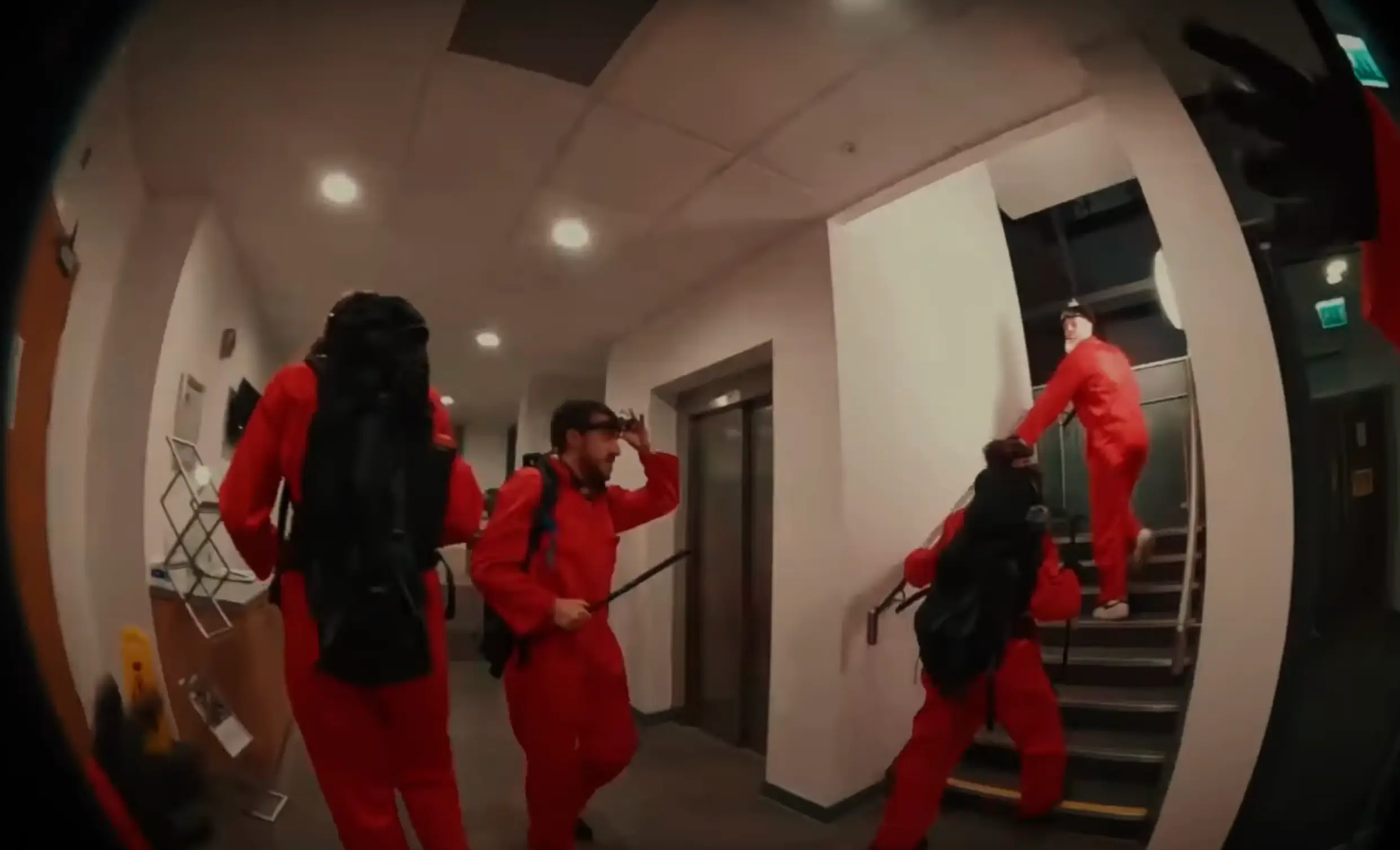 Body cam footage included in the doc shows Palestine Action activists committing criminal damages (Rainbow Collective)