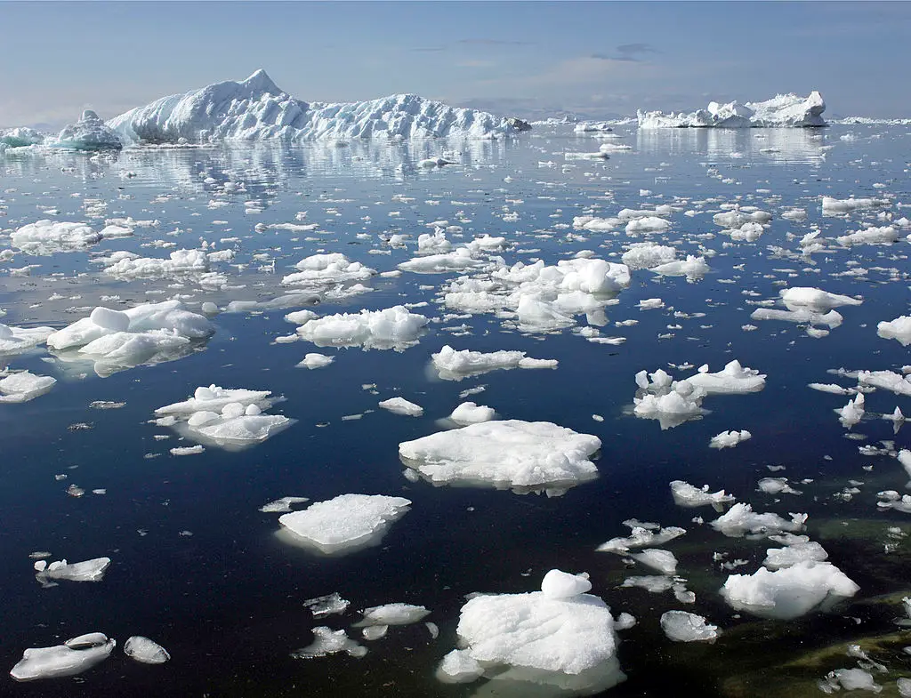 The melting of the ice caps could cause humanity a lot of problems ( Jeff Overs/BBC News & Current Affairs via Getty Images)