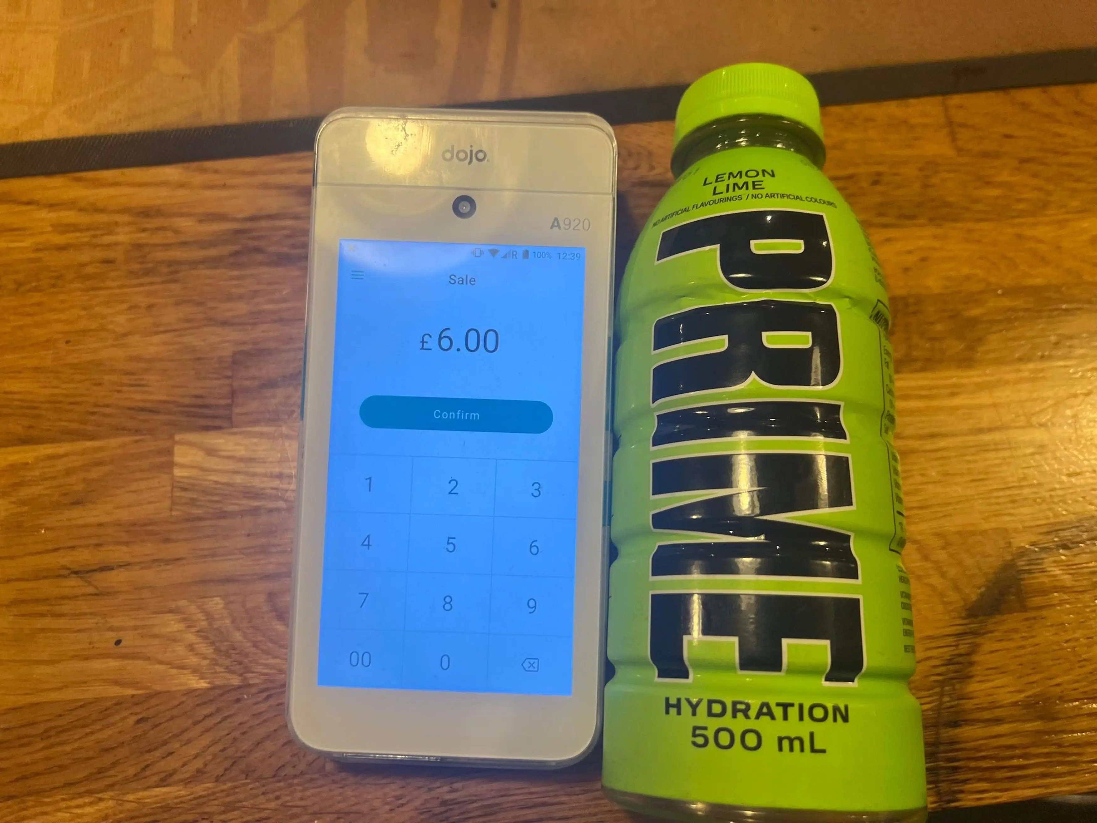 The George Pub and Grill has valued each bottle of Prime as currently being worth £6.