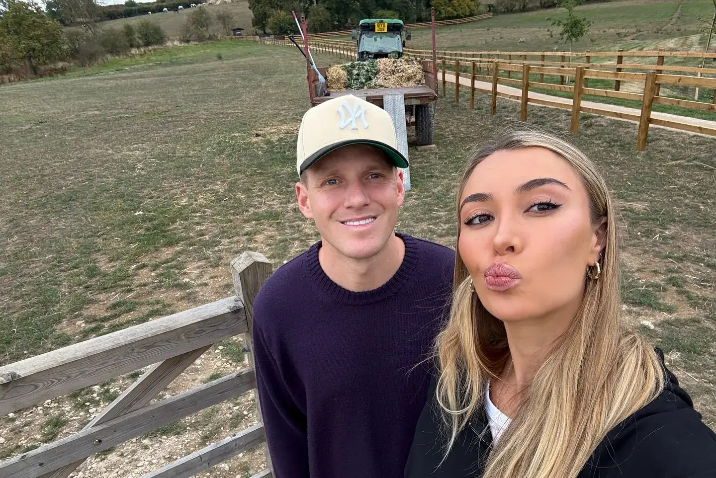 The pair announced in June that they were expecting a baby (Instagram/@sophiehabboo)