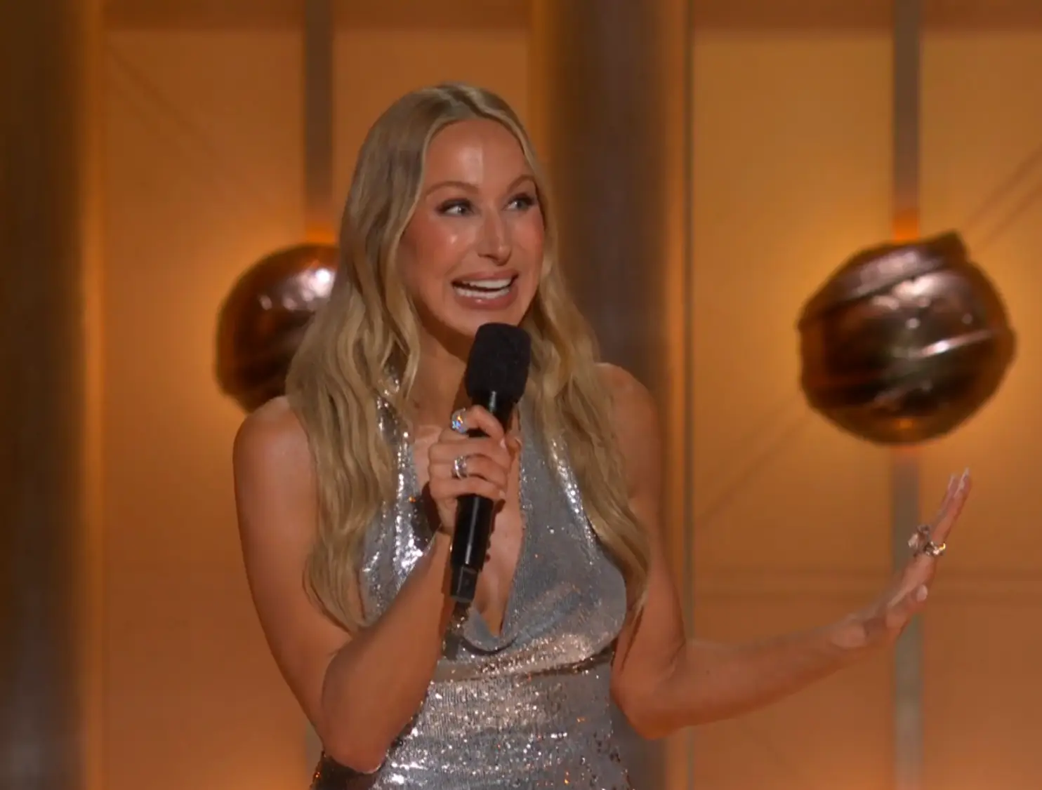 This year saw Glaser take on the role of hosting (CBS)