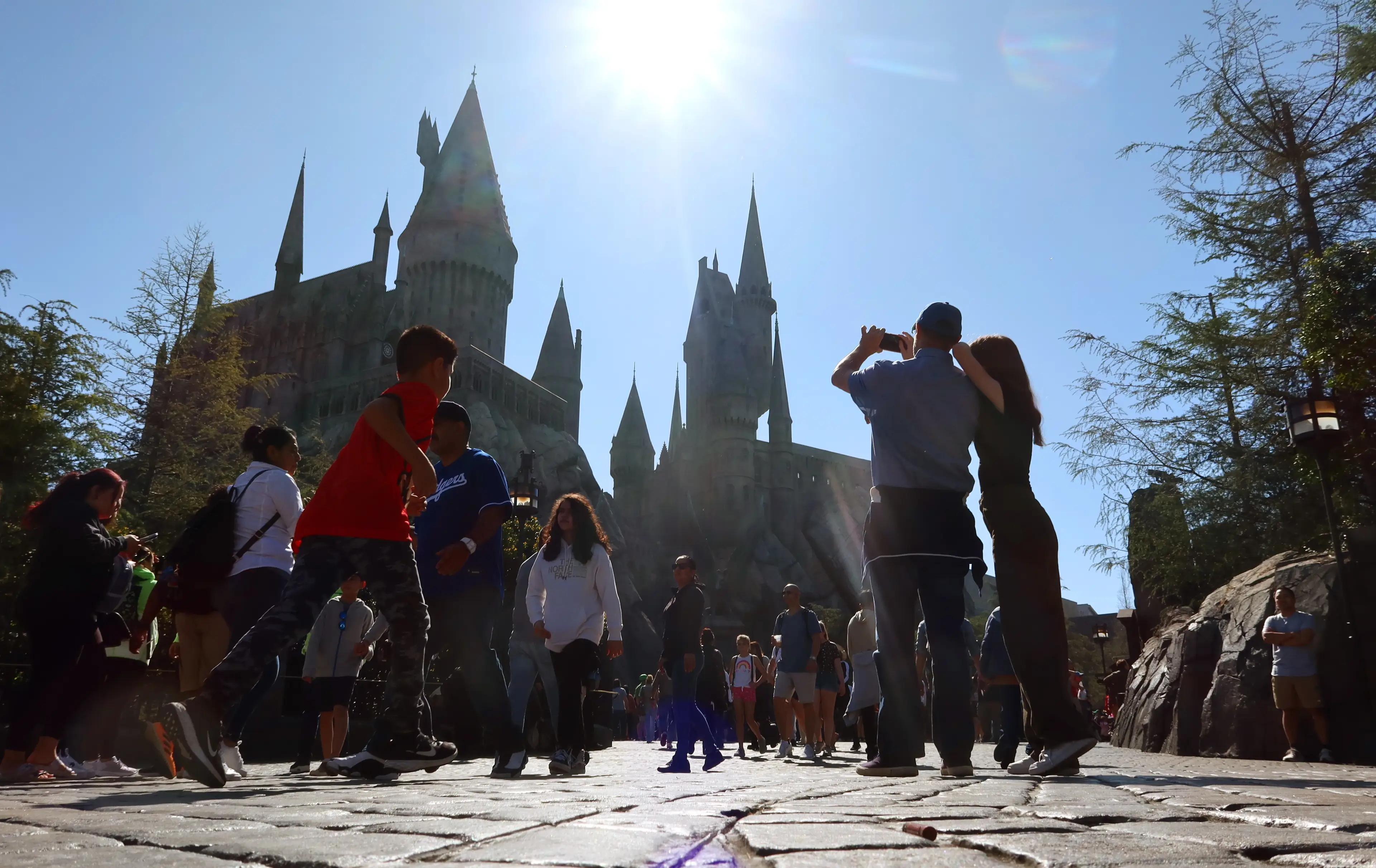 Other Universal theme parks include plenty of rides based on their movies, including the Harry Potter series and Jurassic Park. (Gary Hershorn/Getty Images)
