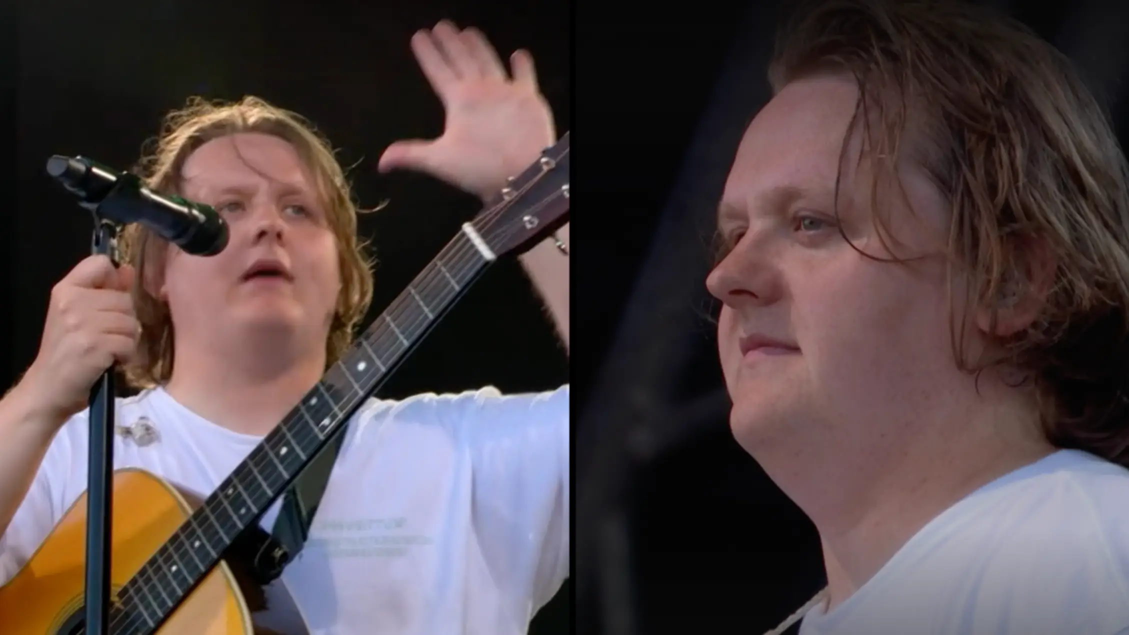 Lewis Capaldi announces indefinite break from touring after struggling to finish Glastonbury set