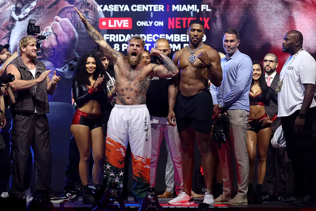 Jake Paul and Anthony Joshua's fight has been criticised (Megan Briggs/Getty Images for Netflix)