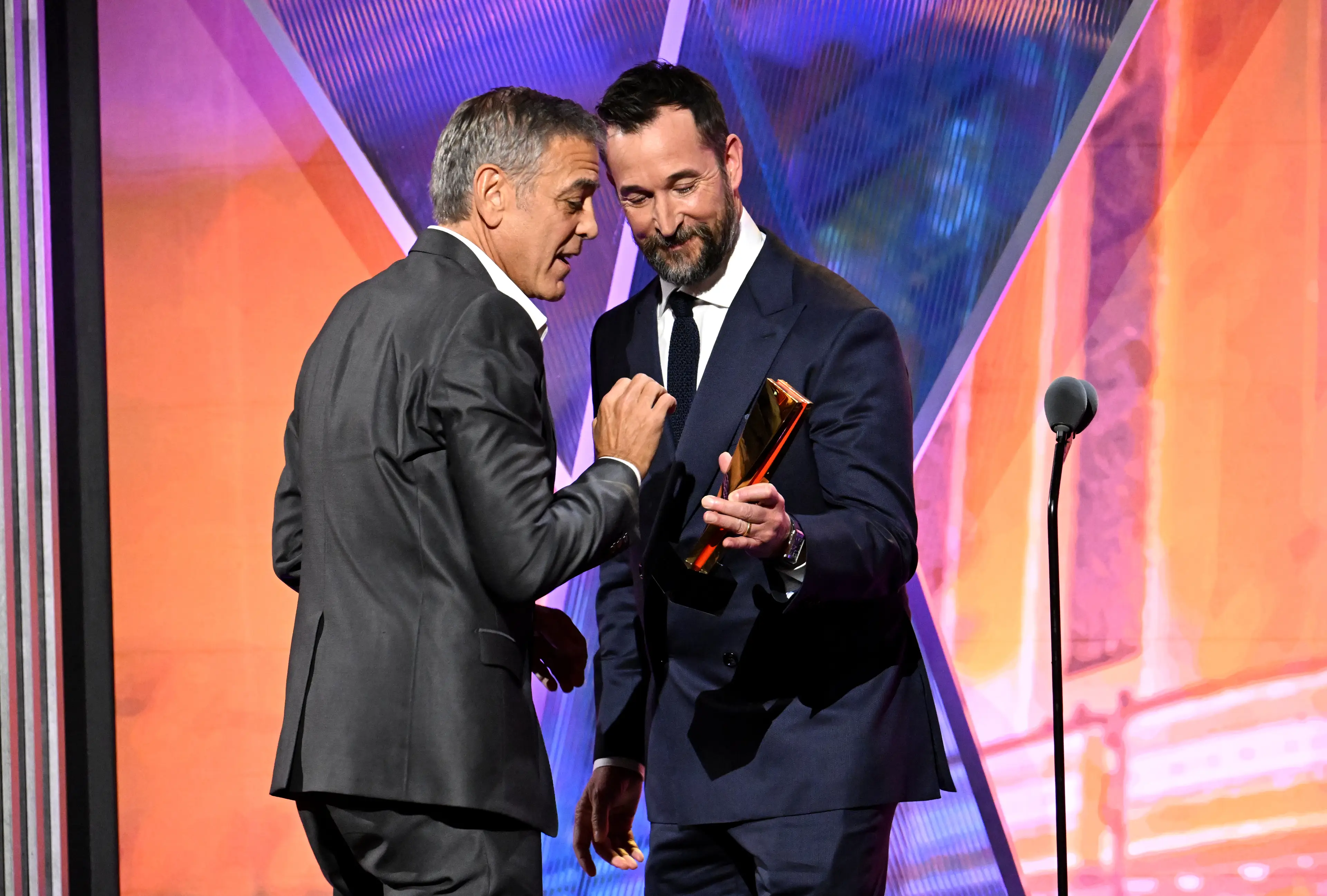 Clooney had plenty of praise for his former co-star earlier this year (Michael Kovac/Getty Images for AARP)