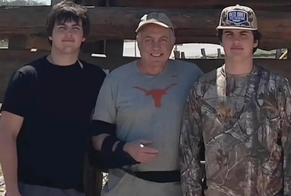 He passed away in the arms of his twin brother Hunter (NBC 5 DFW)