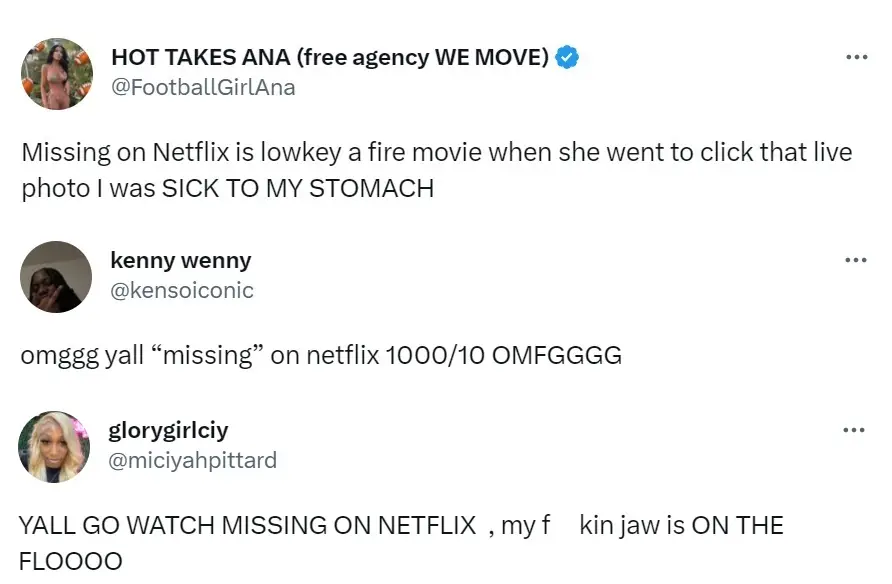 People who've seen the movie are going nuts for it on social media.