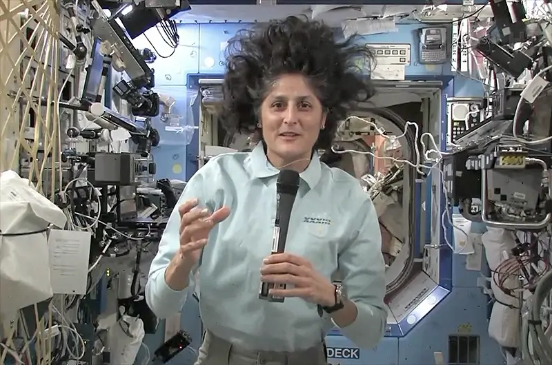 Sunita Williams on the ISS (NASA)