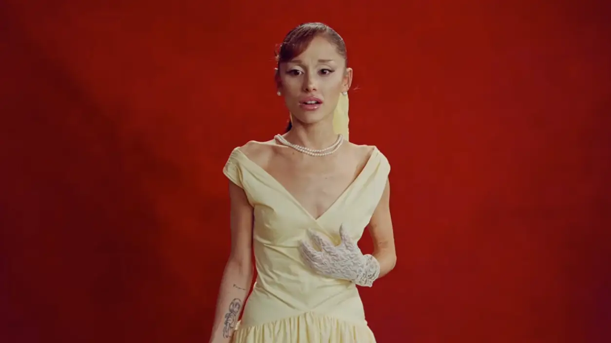 Ariana Grande in the music video for 'Petal' (Republic Records)