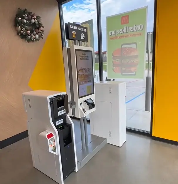 Order here, pay here, don't speak to anyone.