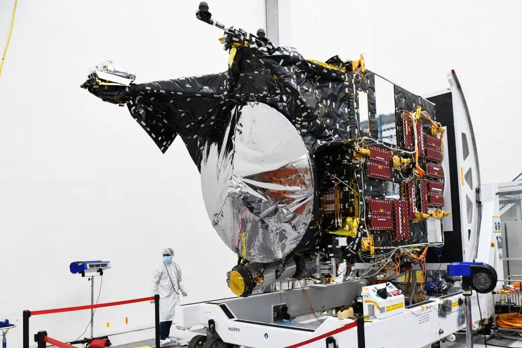 It's been a year since the spacecraft was launched (PATRICK T. FALLON/AFP via Getty Images)