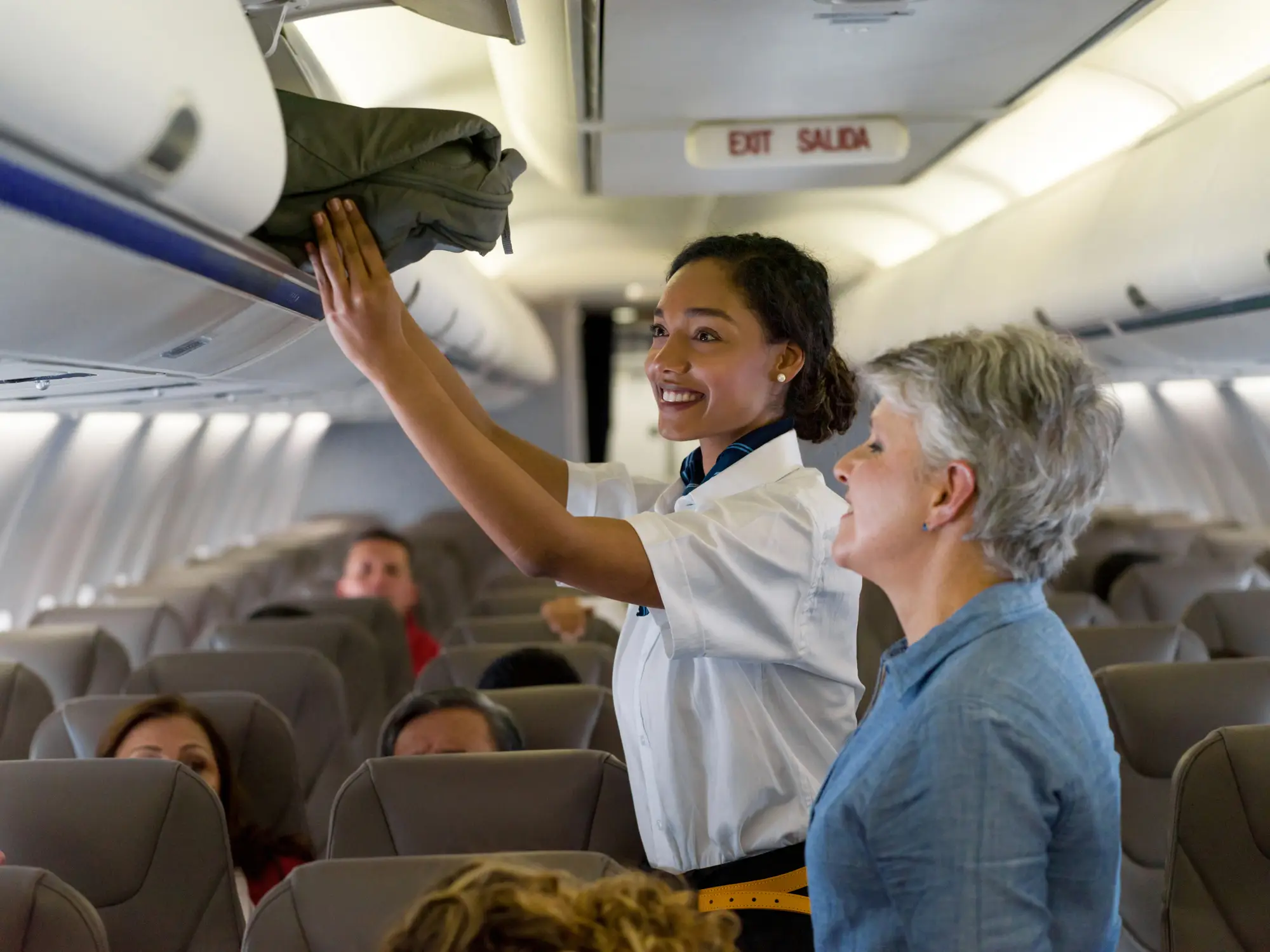 "Did you sneak an extra bag on board?" (Getty Stock Photo)