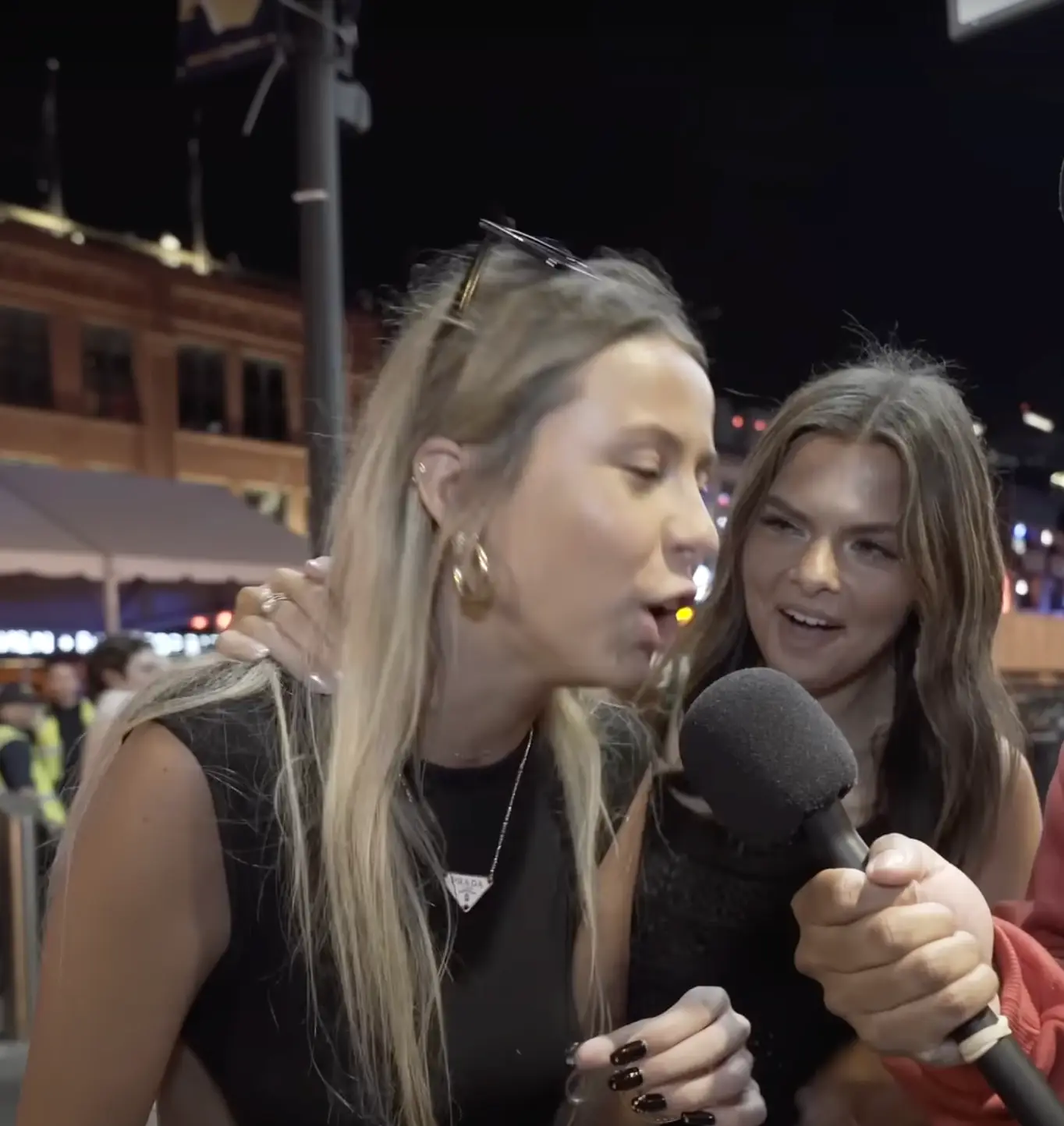 'Hawk Tuah' has become one of 2024's biggest memes. (YouTube/TimanddeeTV)