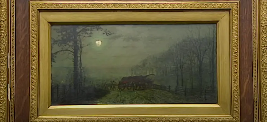 The painting was in the family for almost 100 years. (BBC)