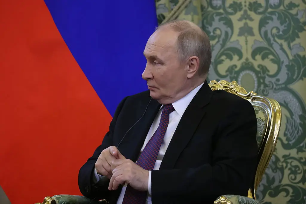 Putin claims Taurus missiles in Ukraine would mean Germany was in 'direct armed conflict' with Russia, which would mean bad things for the world (Contributor/Getty Images)