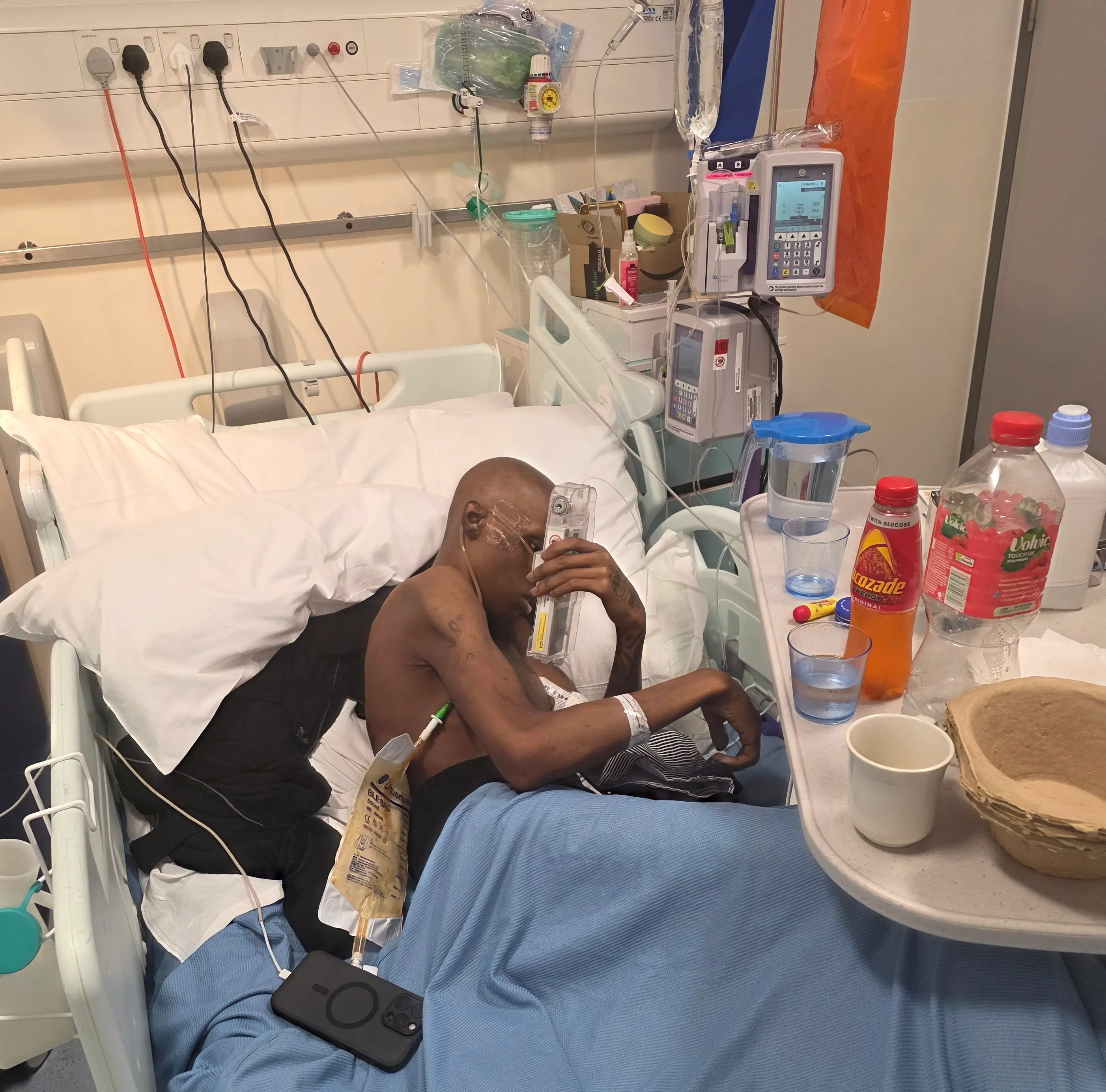 Nickodemus underwent various treatments (Donna Dacres / SWNS)