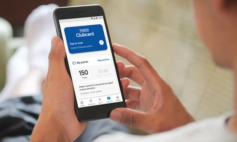Nowadays Tesco shoppers opt for the digital card, rather than a physical one (Tesco)