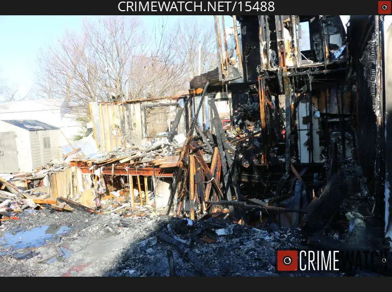 The house was completely destroyed (Bensalem Police Department)