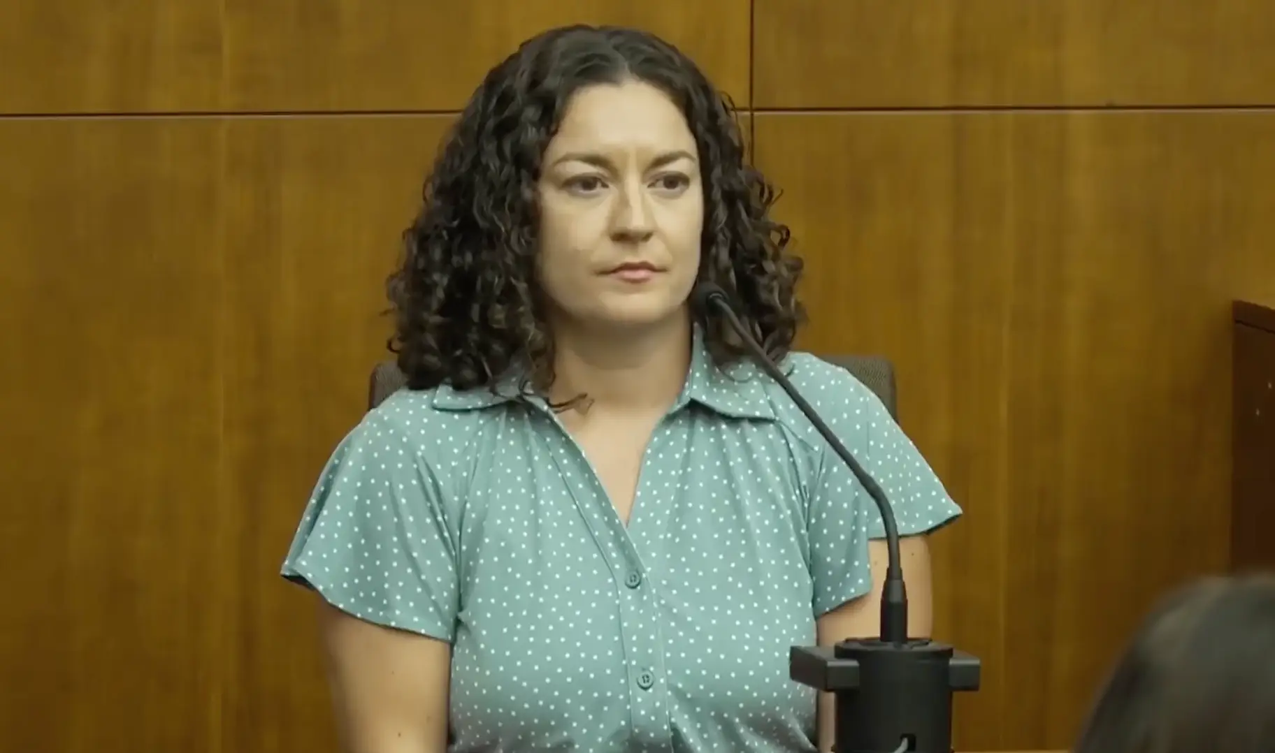Ozga said she had a 'gut feeling that something was off' (Court TV)