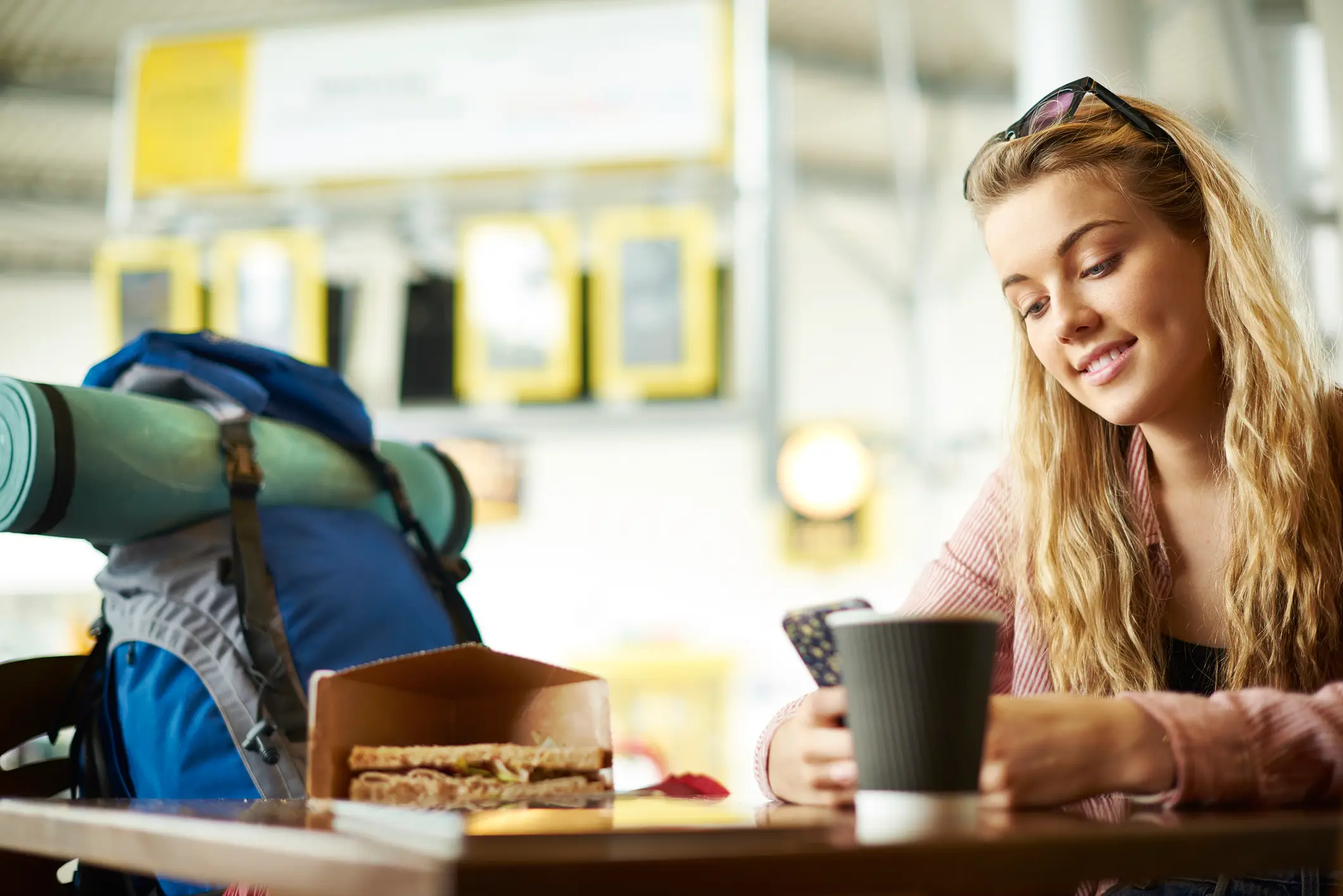 Don't risk it and eat it before you land (Getty Stock Images)