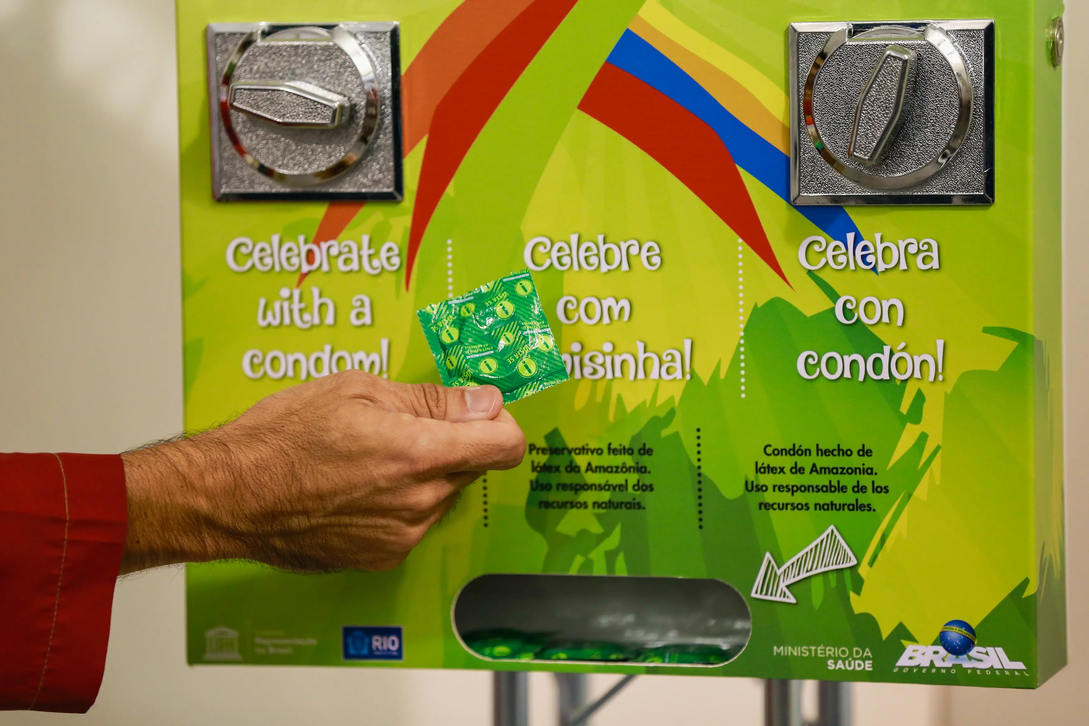 Condoms in the 2016 Olympic Village. (Buda Mendes/Getty Images)