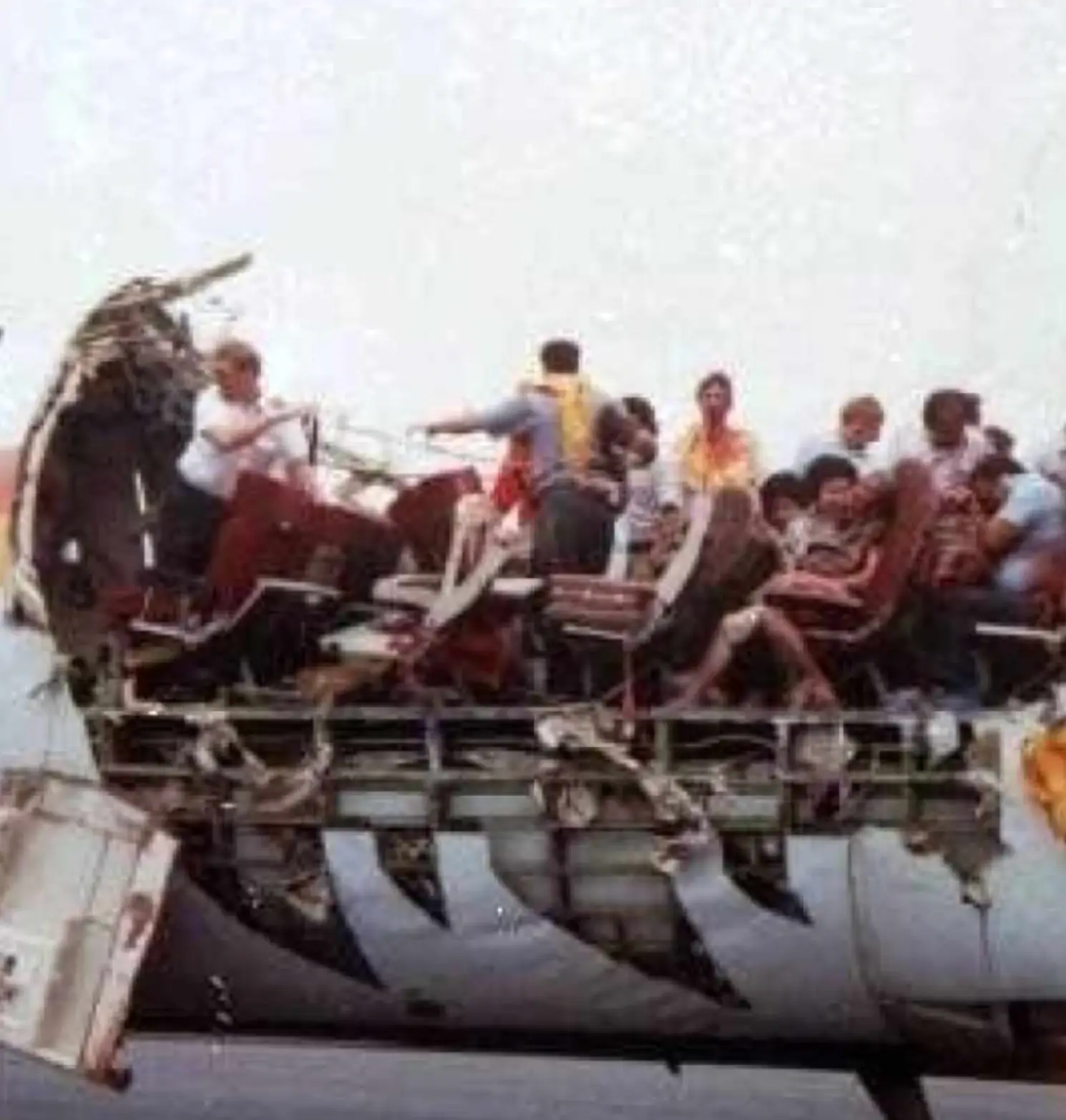 The plane made a miracle landing.