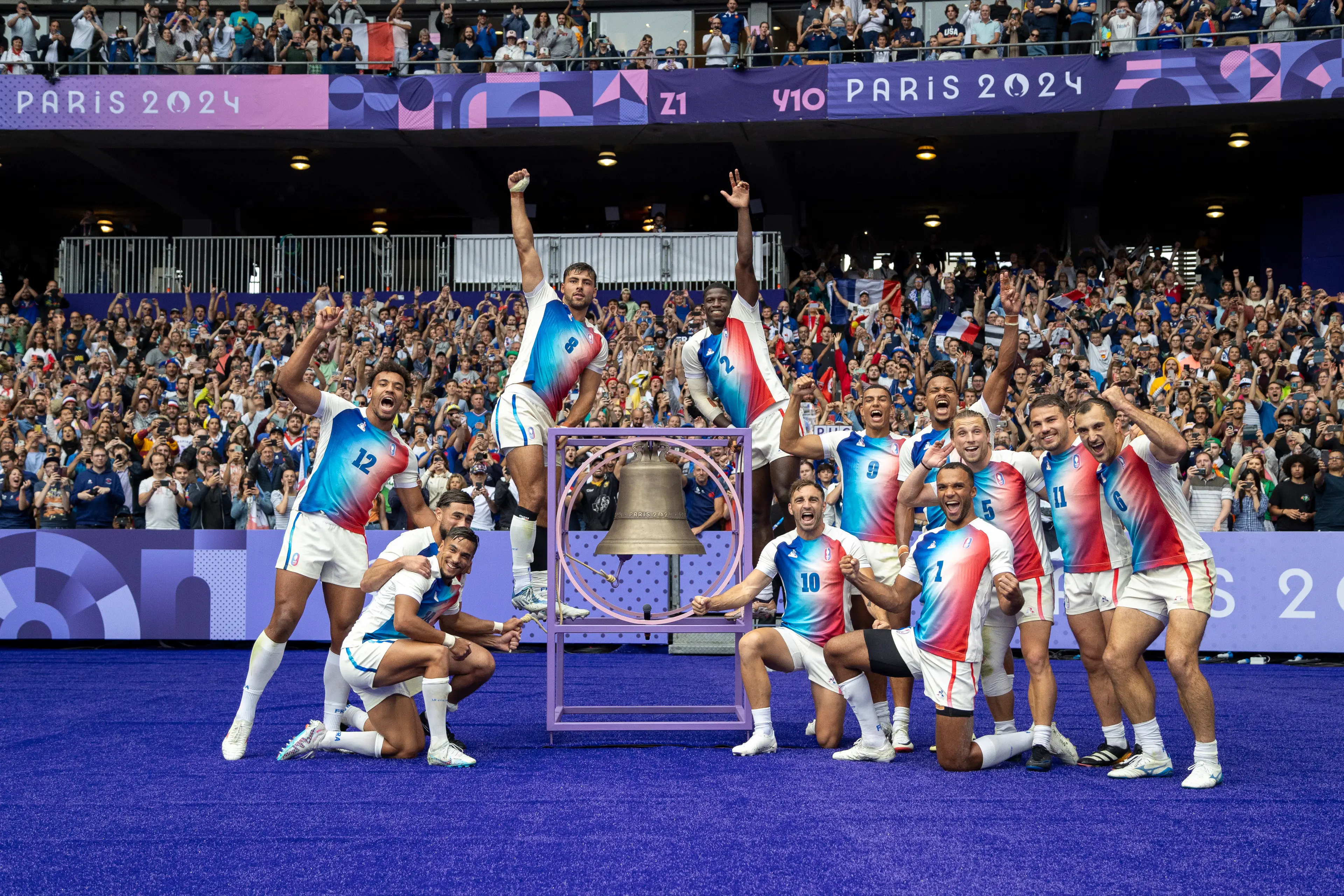 The French athletes started the trend (Alex Ho/ISI Photos/Getty Images)