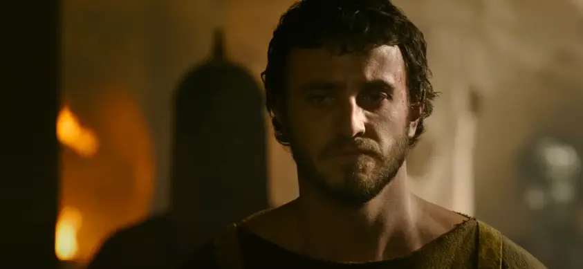 Gladiator II follows the story of Maximus’ (Russell Crowe) son Lucius (Paul Mescal) (Paramount Pictures)