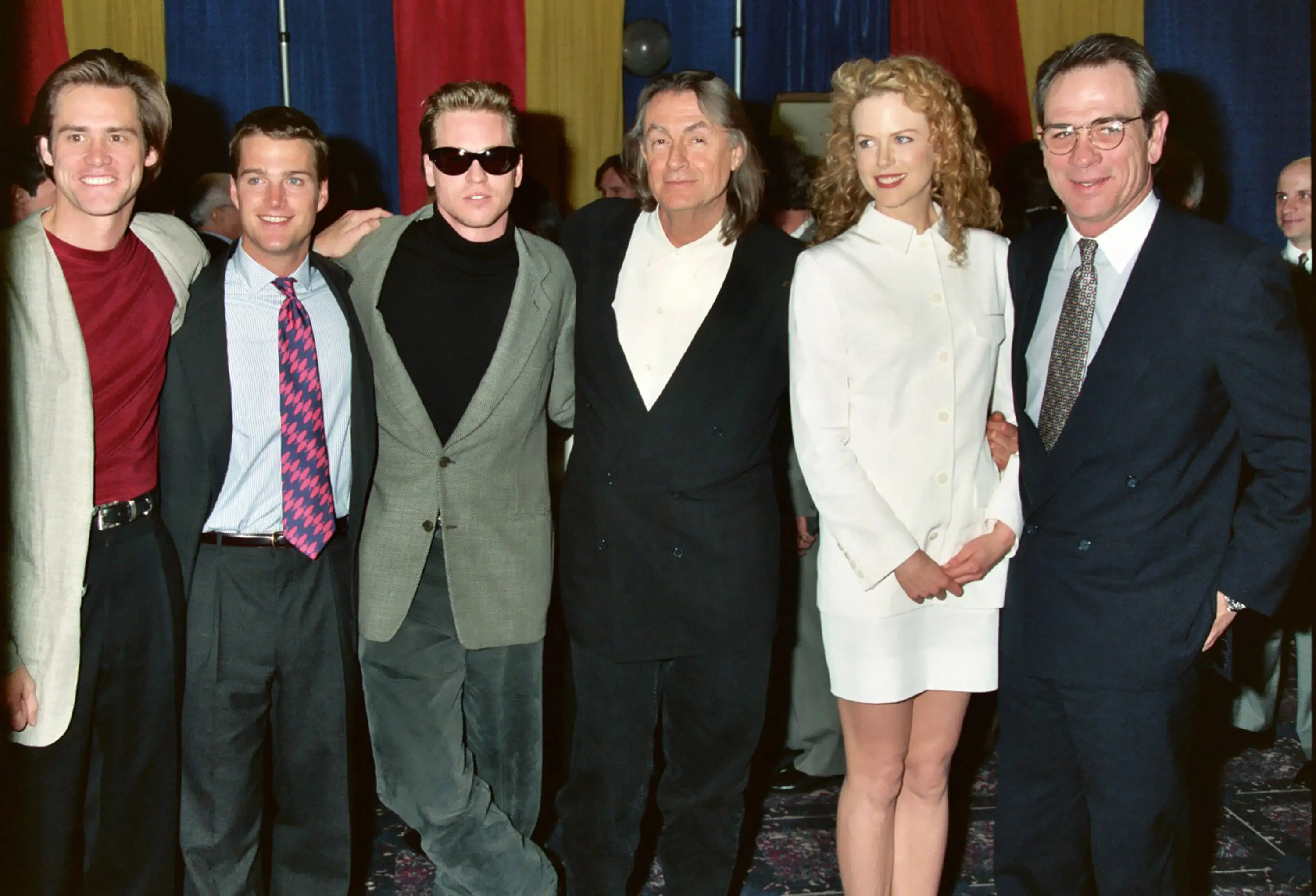 The cast of Batman Forever. (Jeff Kravitz/FilmMagic, Inc)