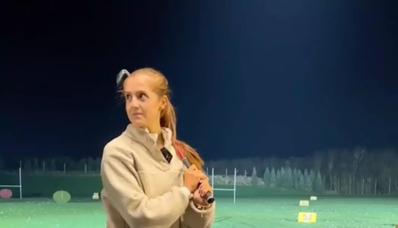 Ball has been praised for her reaction. (TikTok/georgiagolfcoach)