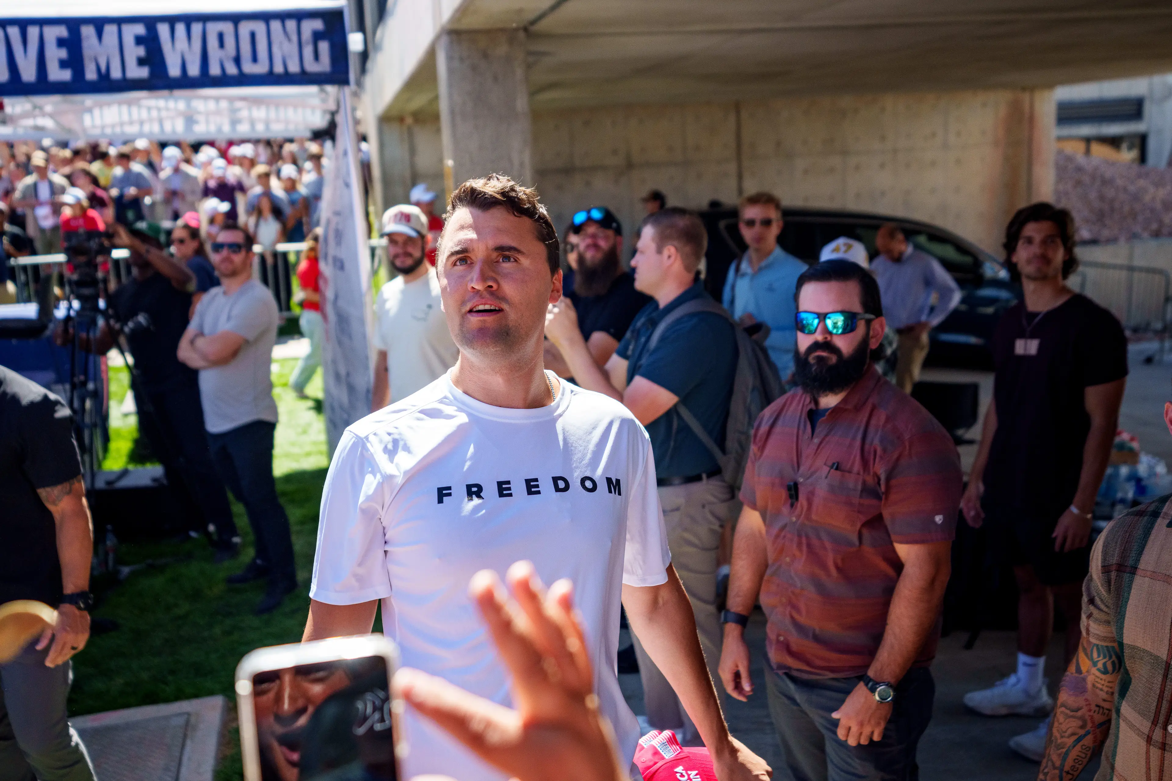 Charlie Kirk was fatally shot in September 2025 (Trent Nelson/The Salt Lake Tribune/Getty Images)