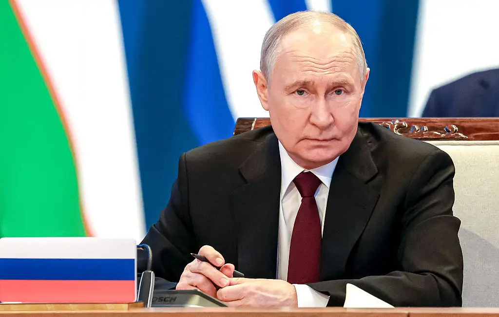 Putin was called 'Pal Laich' (Photo by Alexander KAZAKOV / POOL / AFP via Getty Images)
