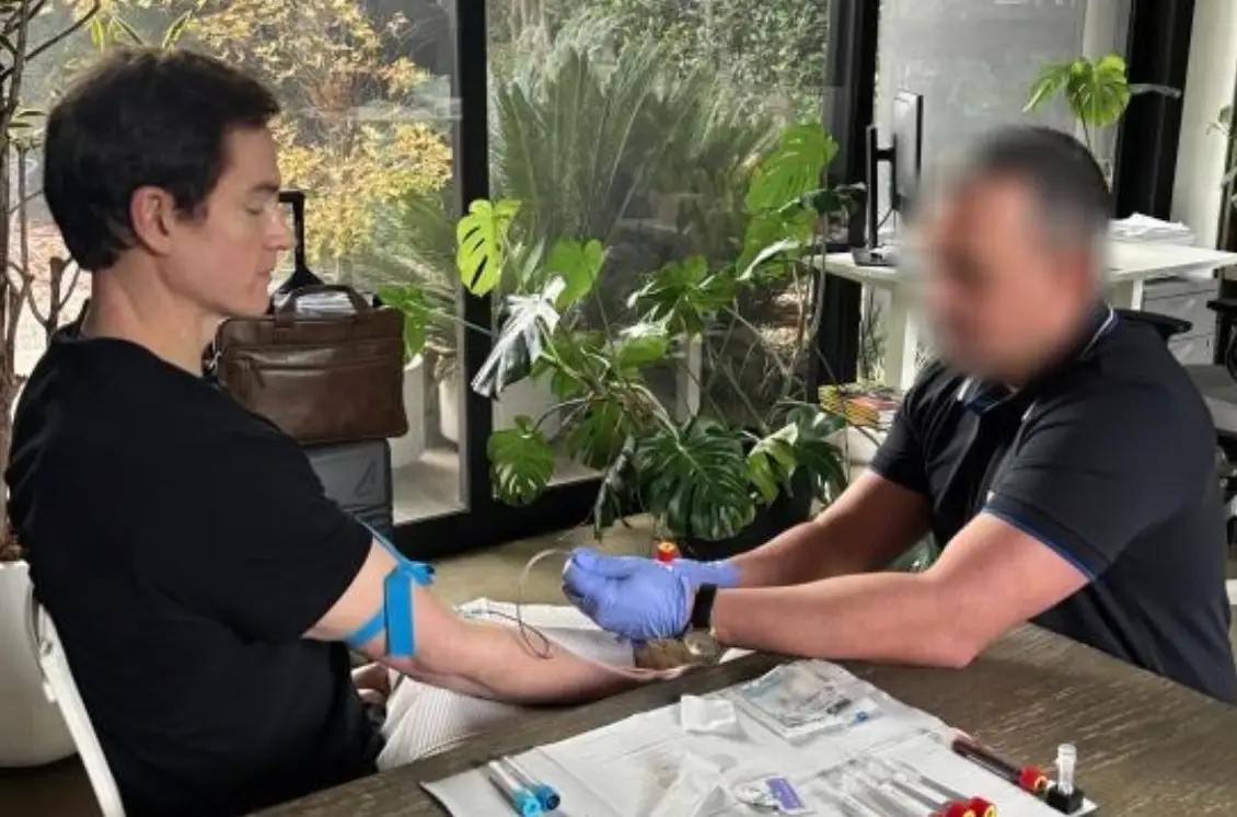 Bryan Johnson undergoes a number of regular treatments and tests in an attempt to prolong his life (X)