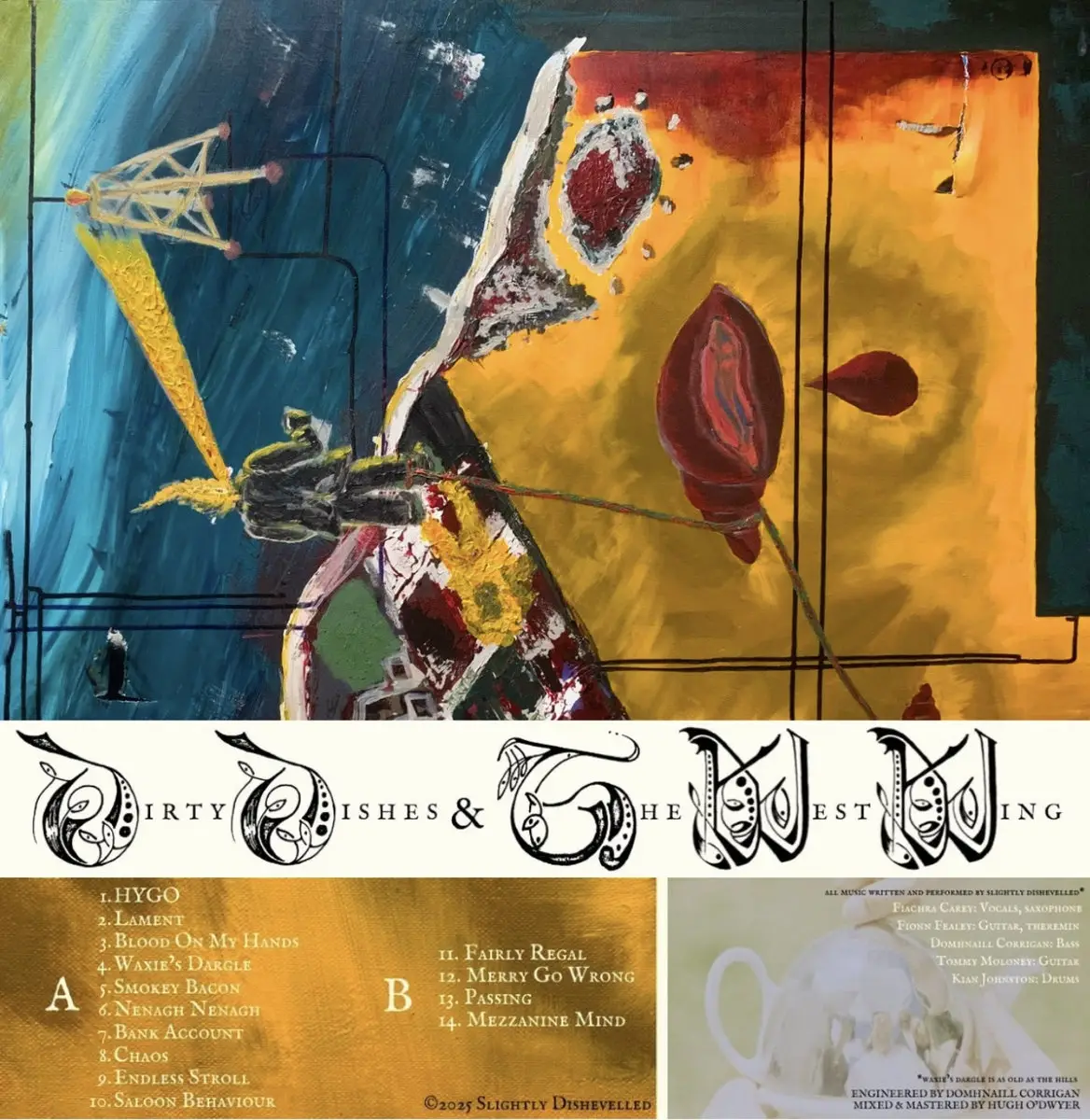 Dirty Dishes and the West Wing Album Cover (Bandcamp)