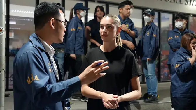 Zara and the BBC crew faced issues filming documentary Thailand: The Dark Side of Paradise (BBC)