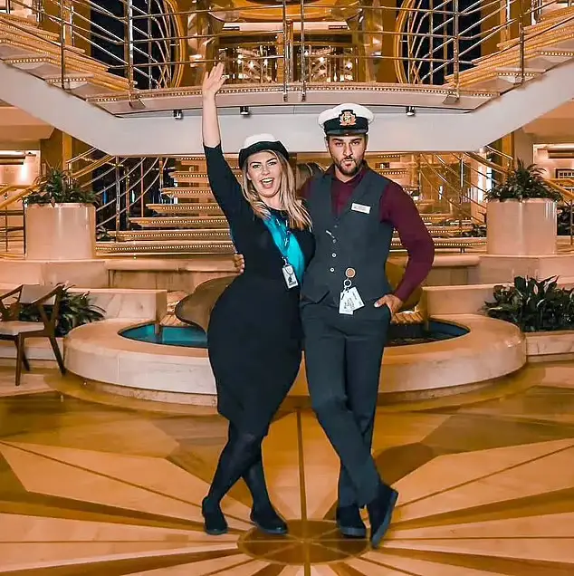 Lucy was just 19 when she started working on cruise liners.