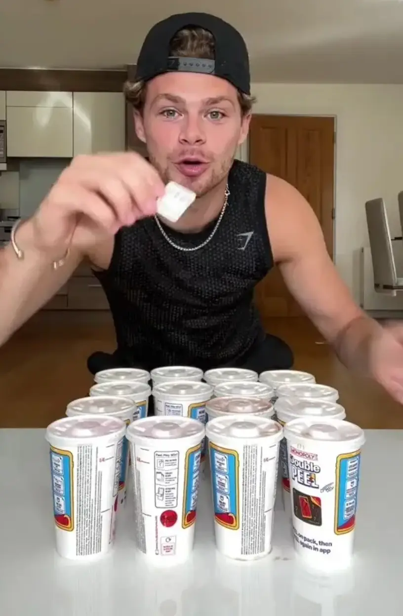 He started off strong with an instant win on his first sticker.