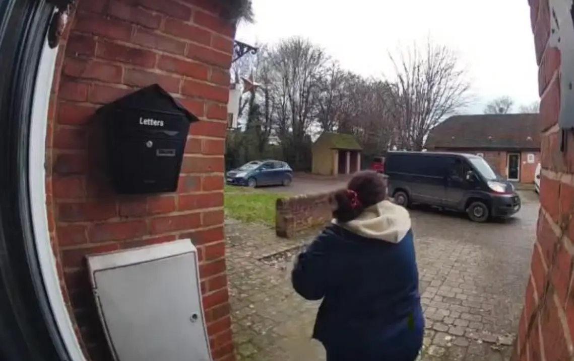 Toni Fryer claims her parcel was swiped by an Evri courier last week (Solent News)