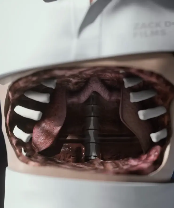 Your lungs would essentially shrivel if exposed to outer space (YouTube/@‌zackdfilms)