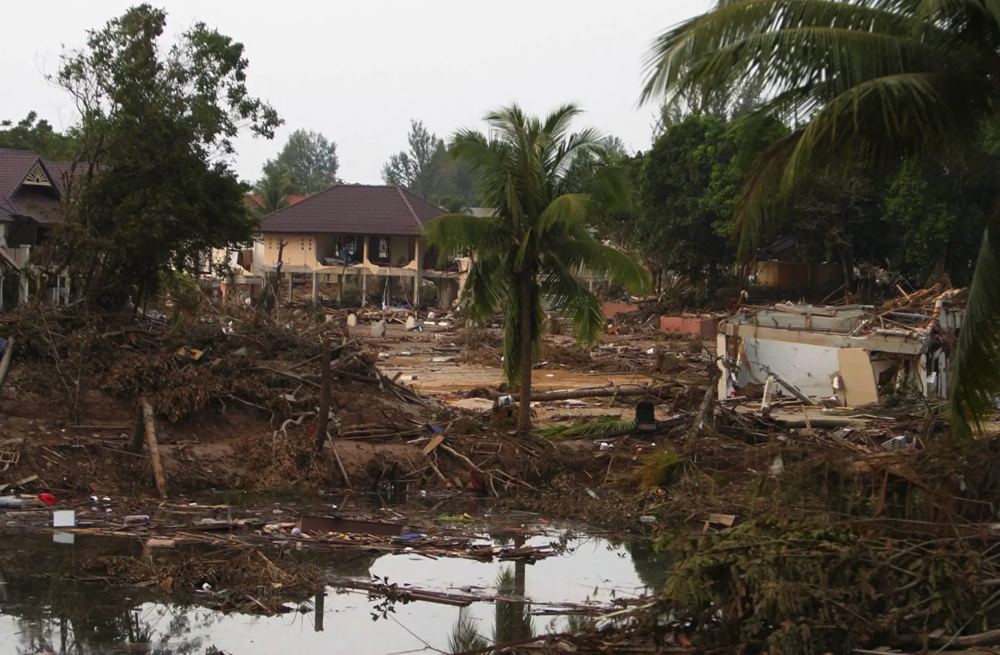 Khao Lak was obliterated by the ferocious waves in 2004 (Patrick AVENTURIER/Gamma-Rapho via Getty Images)