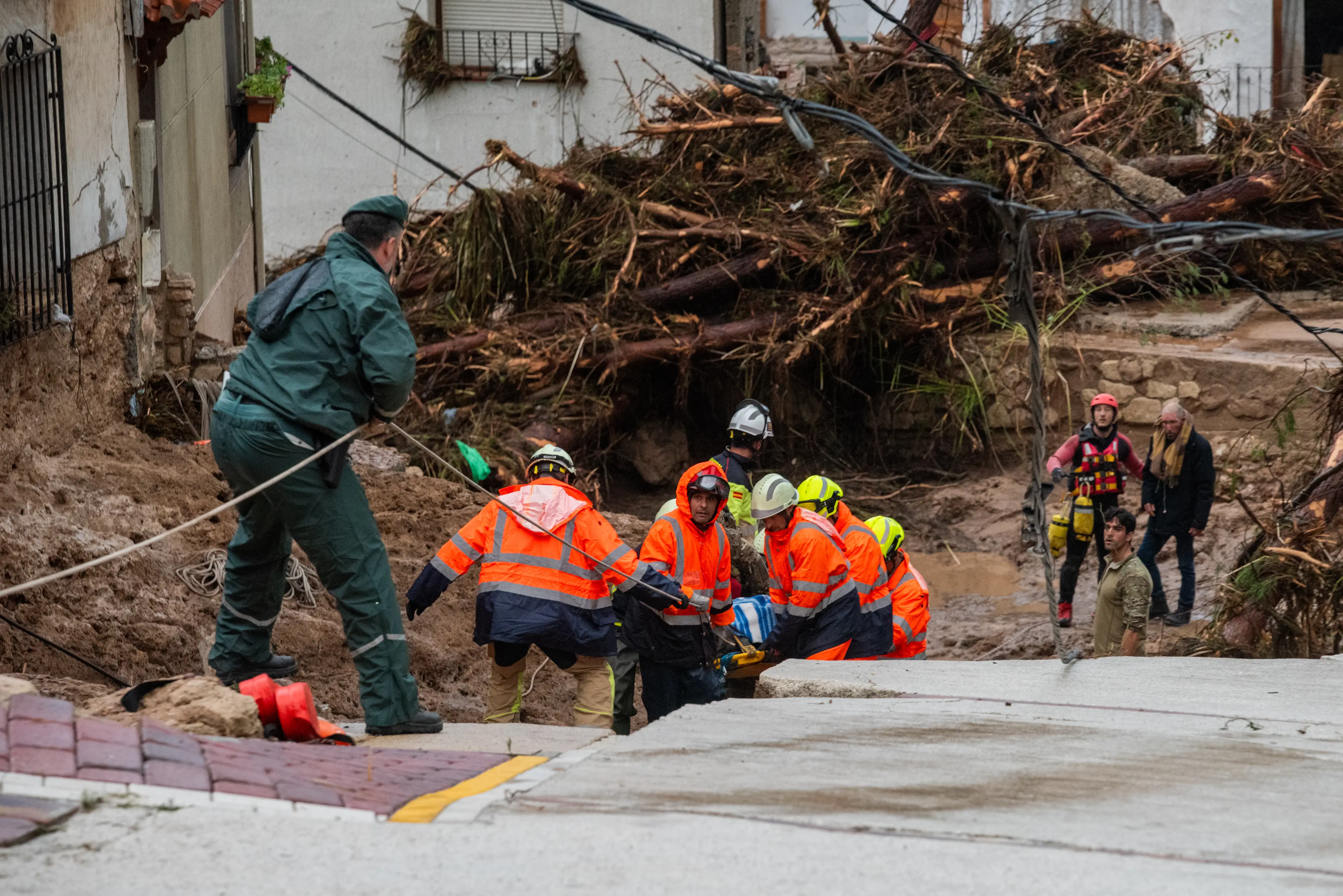 Spanish authorities have not disclosed the number of people still missing (Victor Fernandez/Europa Press via Getty Images)