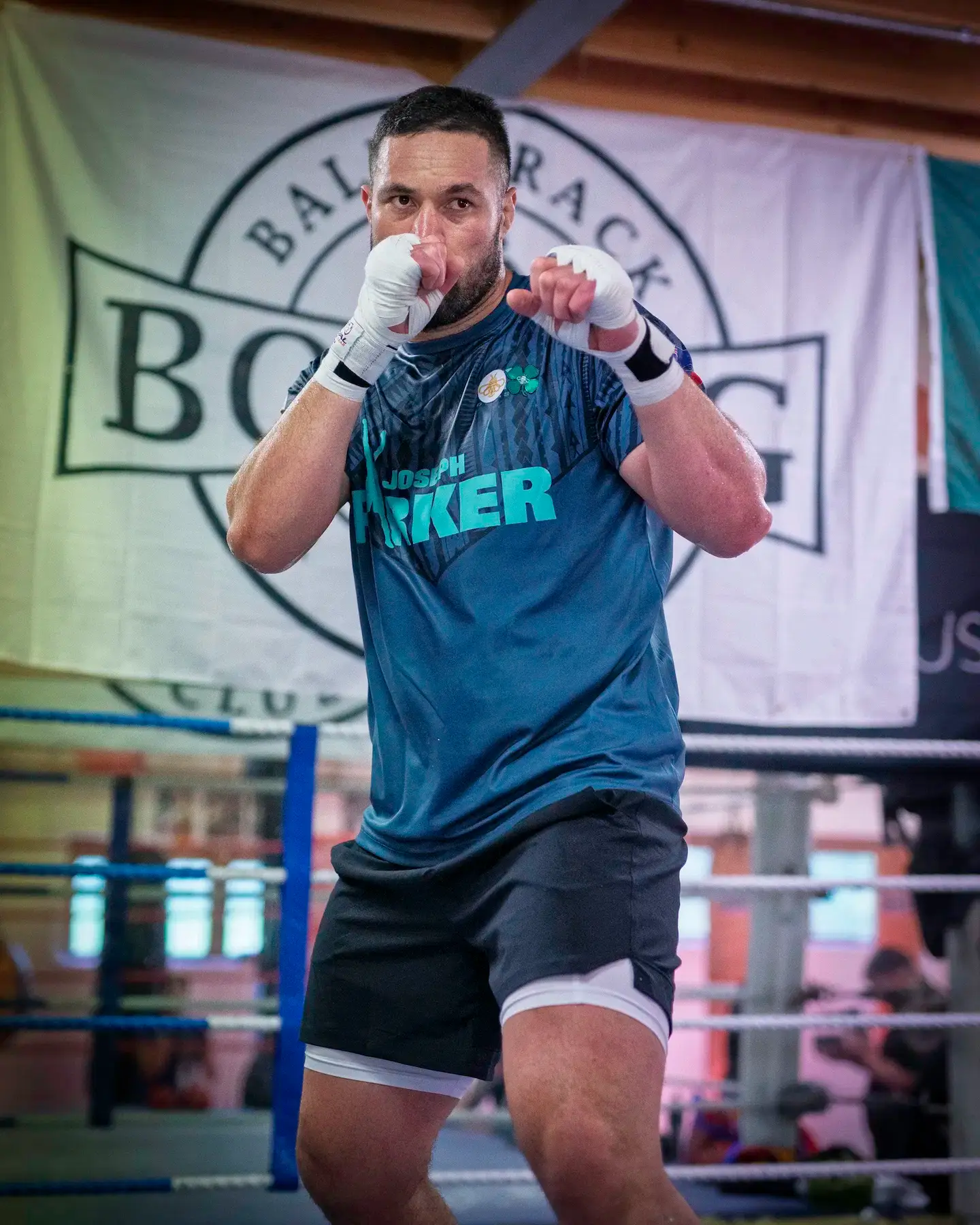 Joseph loves a spoonful of honey when training