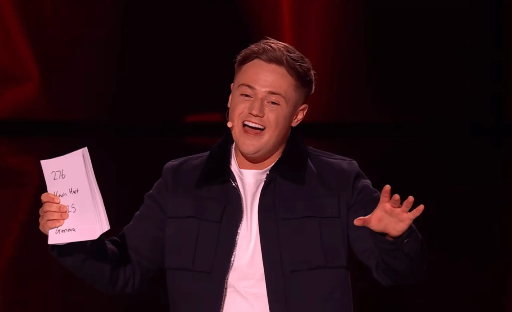 Harry Moulding promised 'real magic' with his performance (ITV)