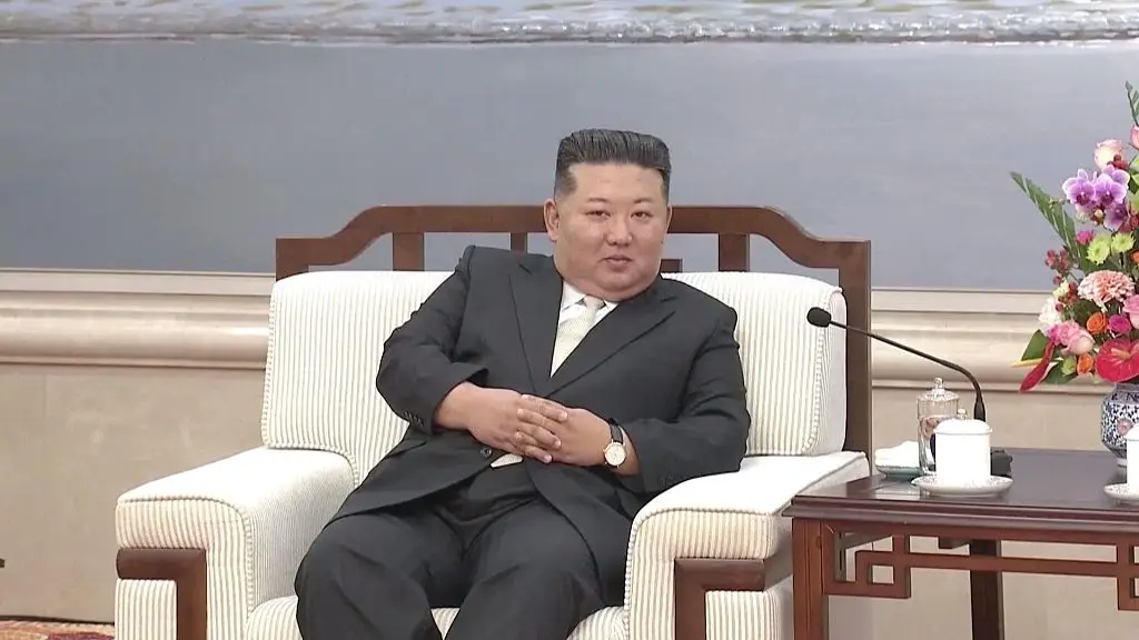 The Supreme Leader appears alive and well despite previous rumours (CCTV+/VCG via Getty Images)