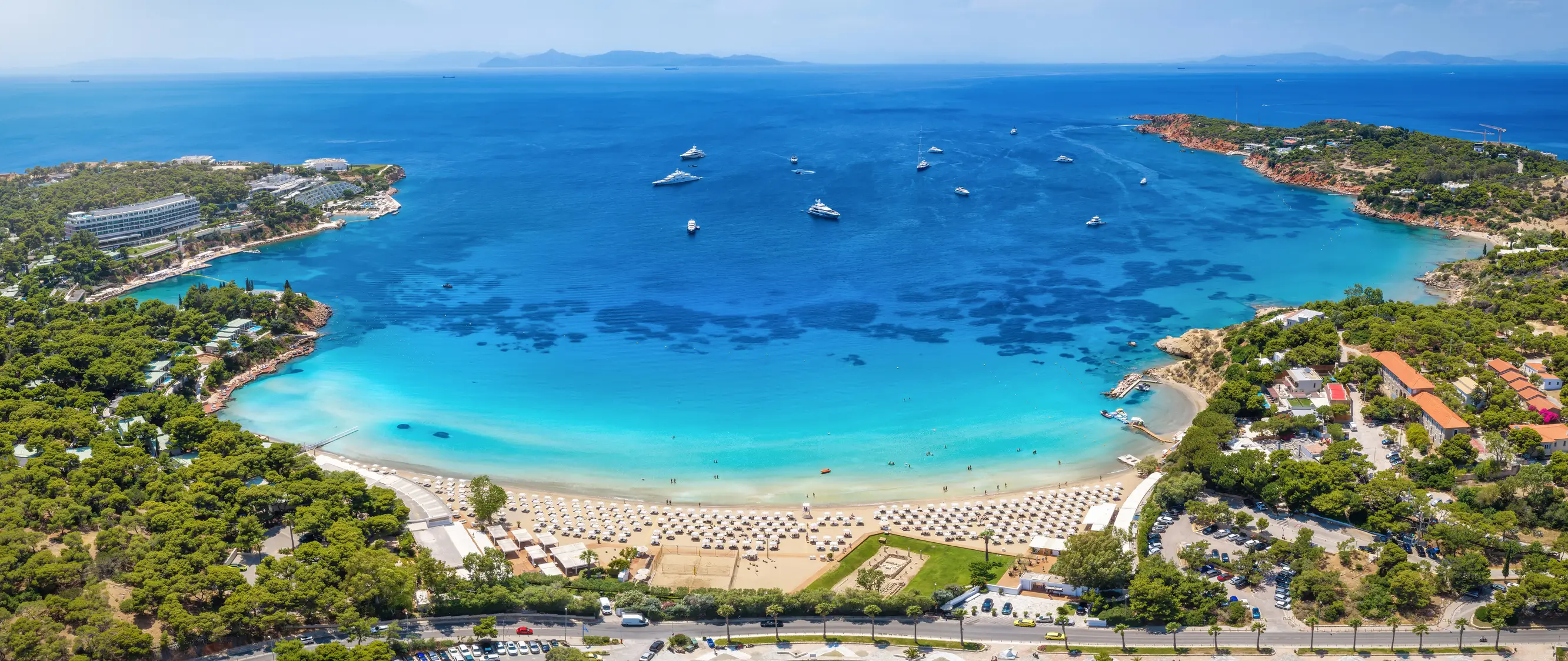 The bay of Vouliagmeni in Greece (Getty Stock)