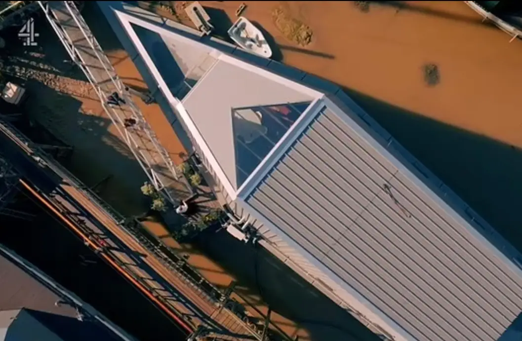 Kevin McCloud dubbed it 'Darth Vader's boathouse' (Channel 4)