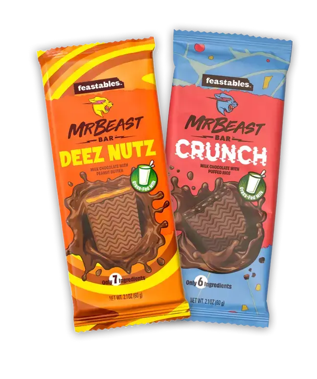 MrBeast first launched his range of chocolate bars, called Feastables, back in 2022.