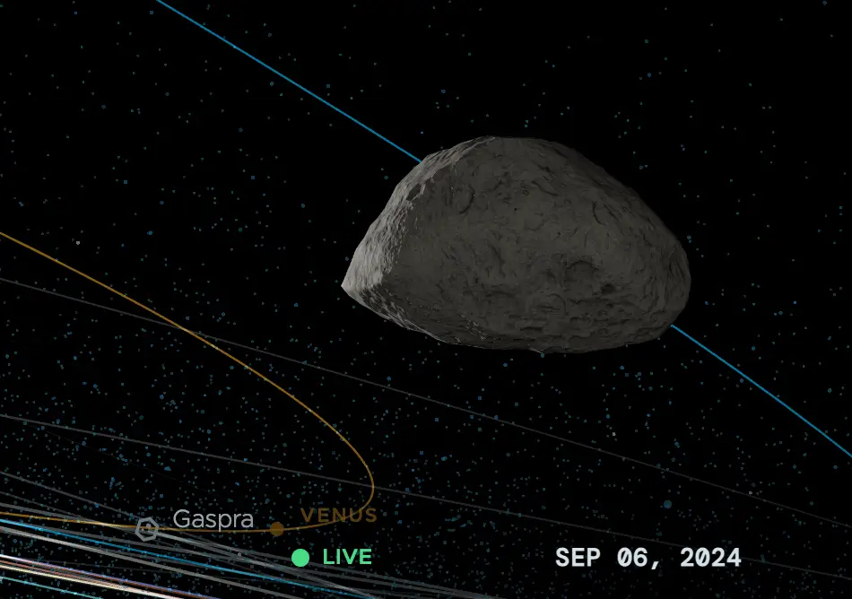 You can track the asteroid on the official NASA website, along with other discovered asteroids (NASA)