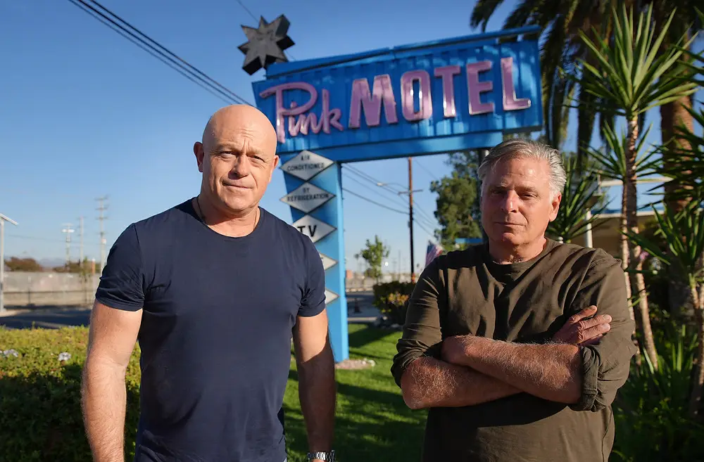 Ross Kemp with Mark Biancaniello.